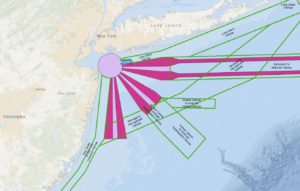 Northern New York Bight Port Access Route Study map