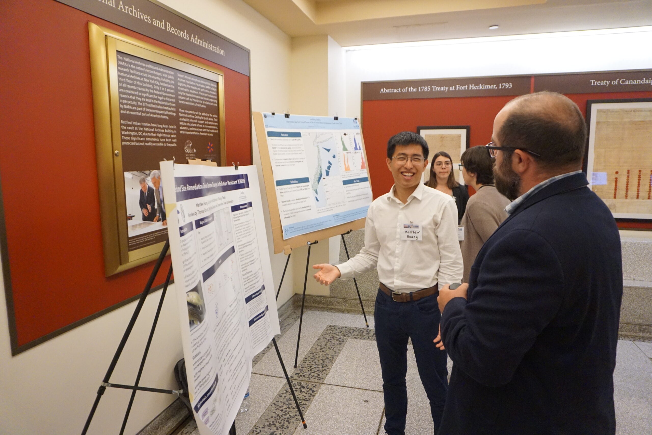 DSC07035 A research poster presentation from the 2023 Mid-Atlantic Ocean Forum